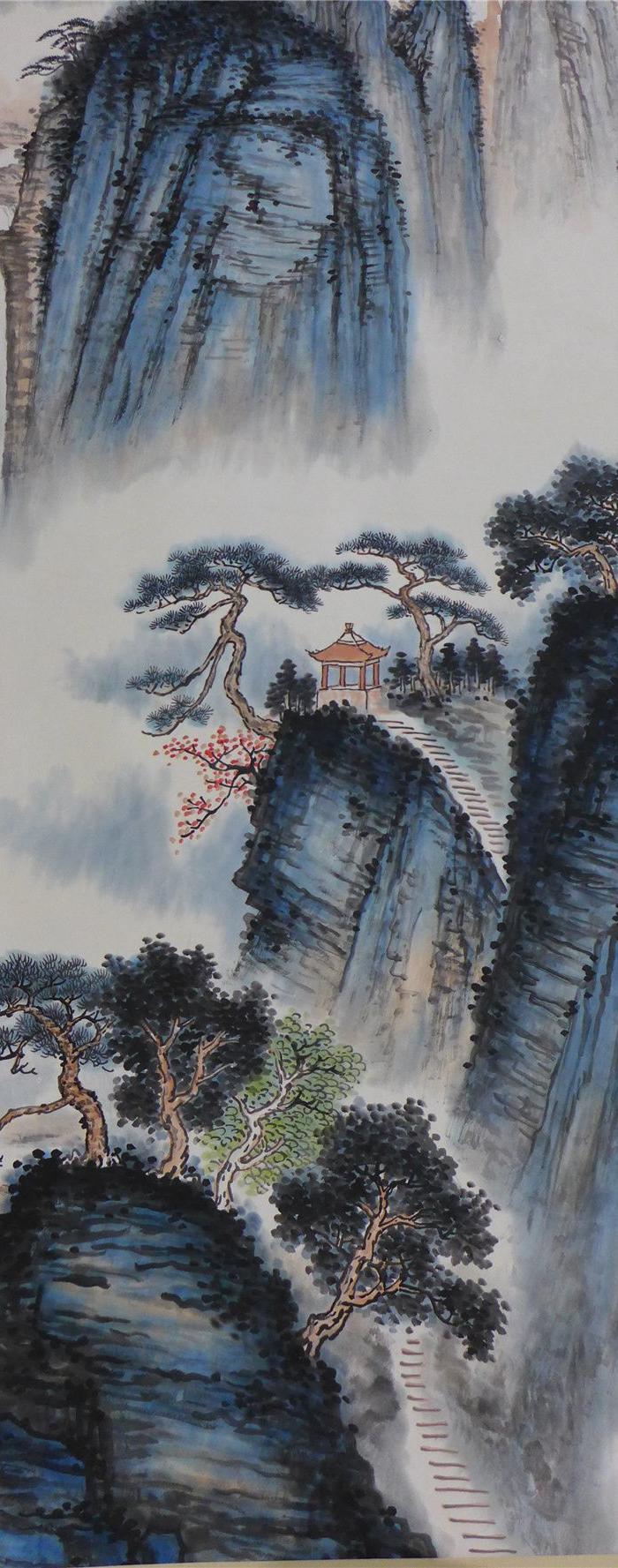 钱松岩山水作品