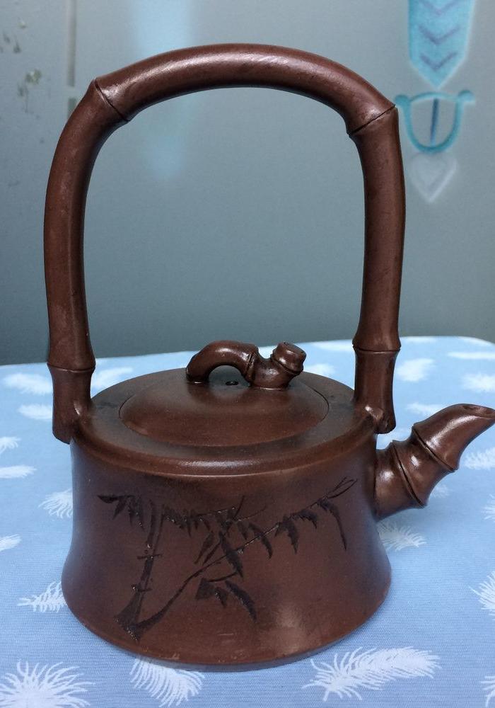 紫砂提梁壶_紫砂提梁壶价格_紫砂提梁壶图片_来自藏友常州玲珑雅阁