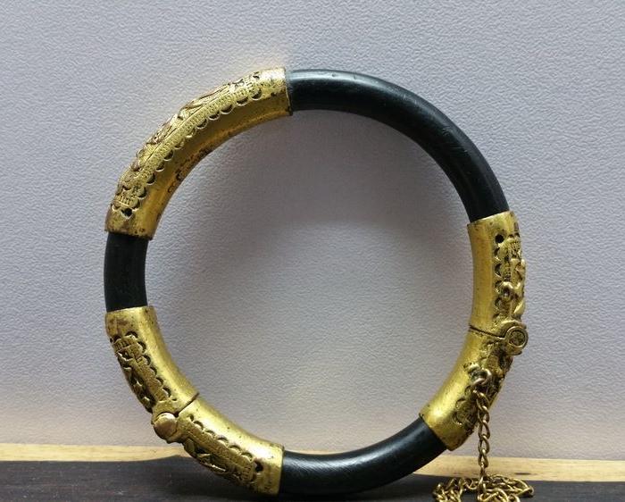 银鎏金海藤手镯(2)