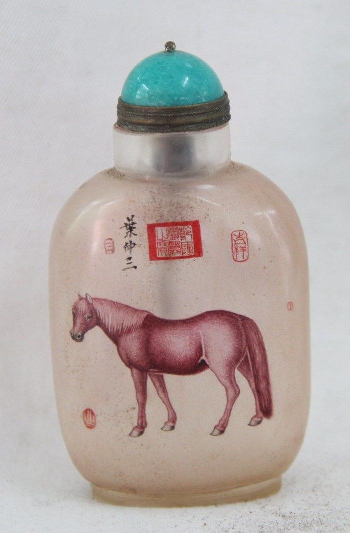 叶仲三鼻烟壶
