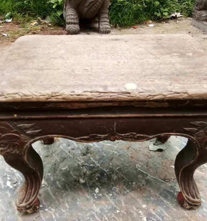 清代兽腿小方凳