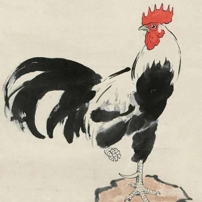 近现代大师徐悲鸿大公鸡