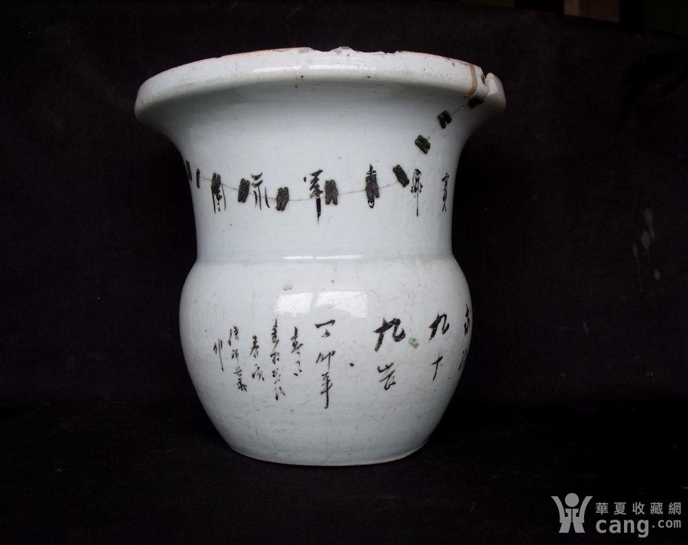 民国浅绛彩名家,徐祥兴作>人物大渣斗一个,包老