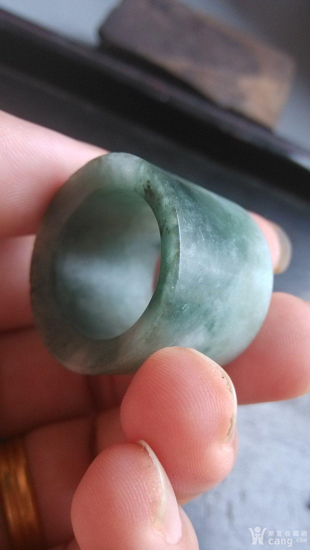 民国`老油青翡翠.老扳指