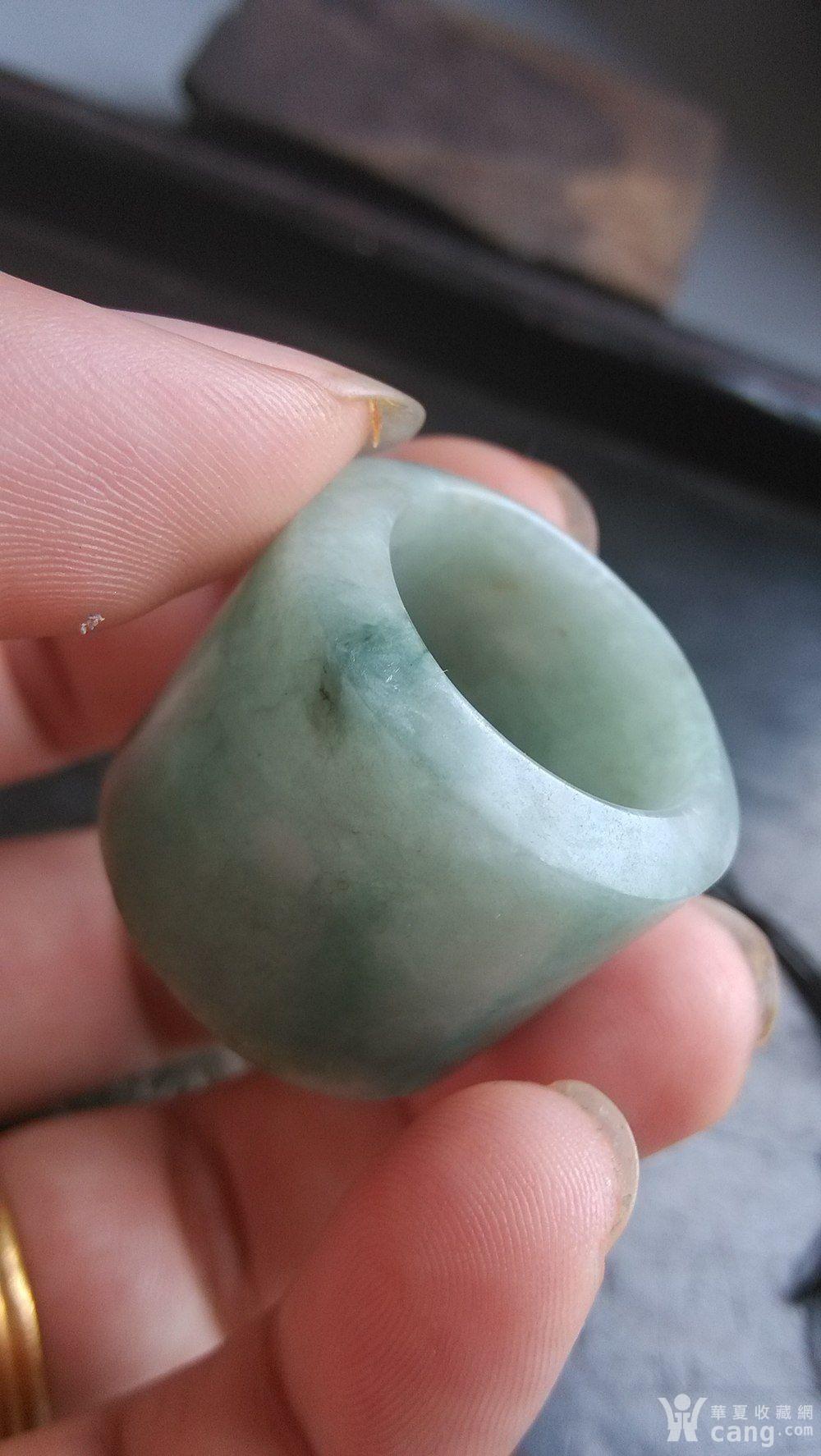 民国`老油青翡翠.老扳指