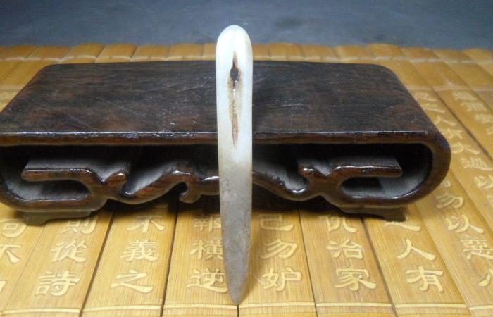 老和田玉糖沁玉针古玉老玉玉器古玩杂项古董收藏