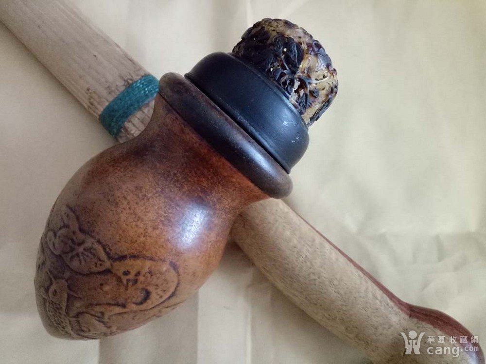 清代蝈蝈葫芦—九鱼戏莲叶