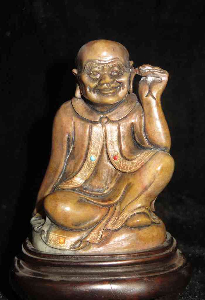 寿山石掏耳佛