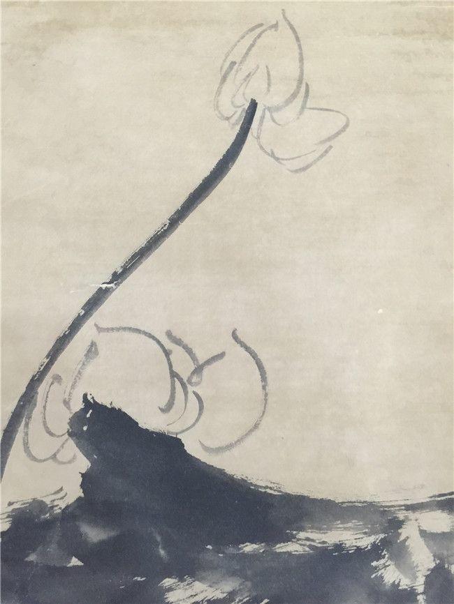 八大山人荷花鸟