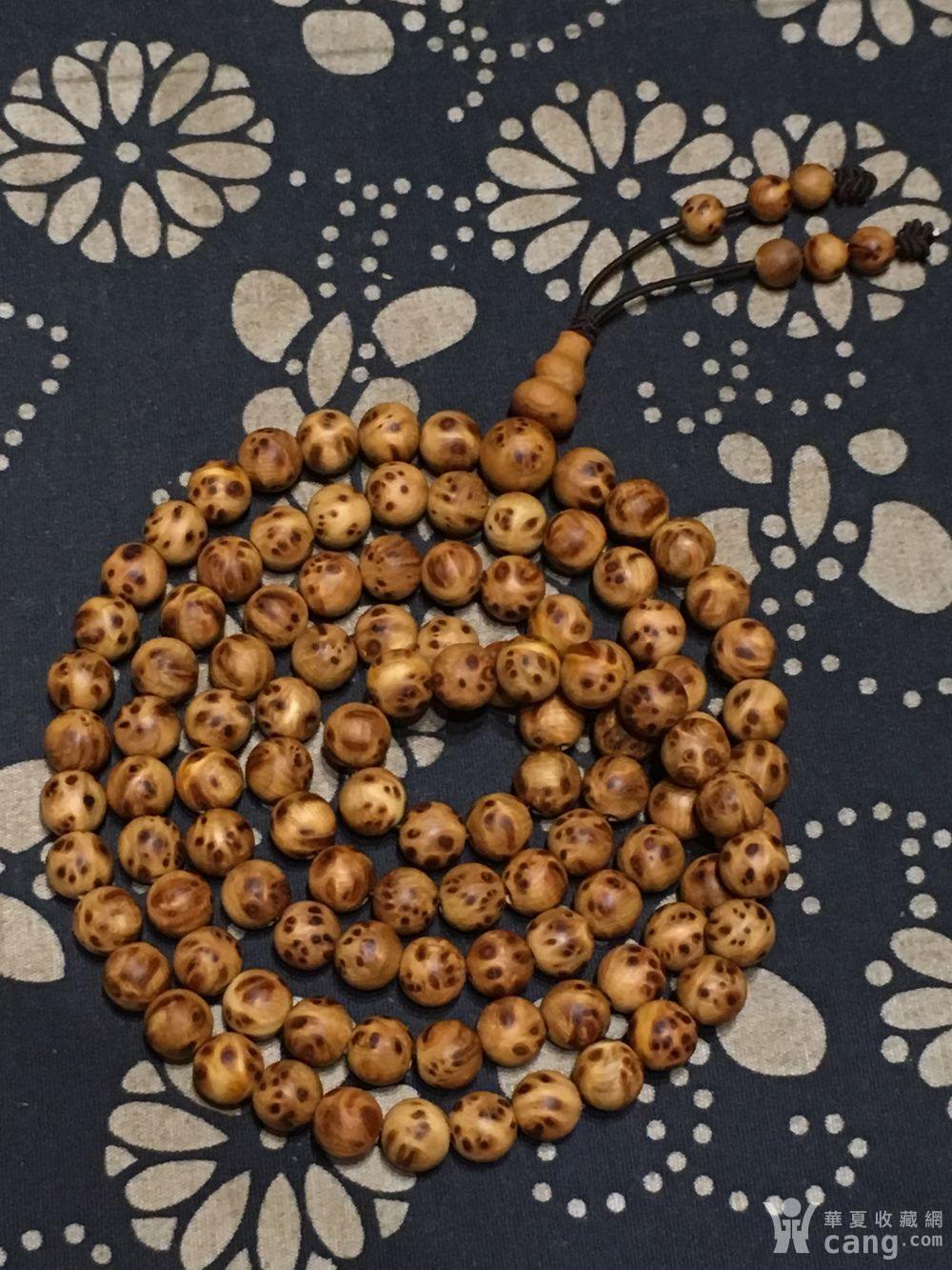 太行崖柏手串老料0.8/108颗 油性好易包浆底色金黄干净