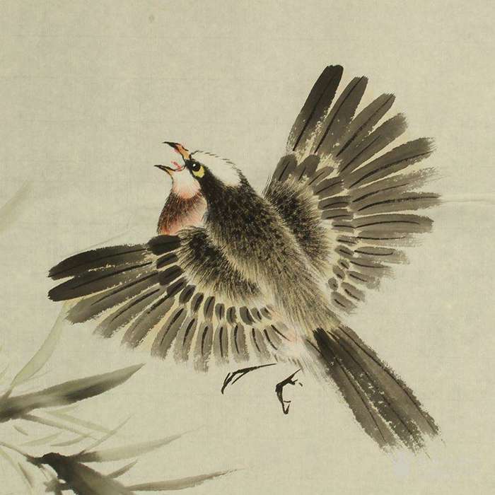 著名国画家邓玉成本人画作 斗方 他日凌云谁君心 文玩书画收藏