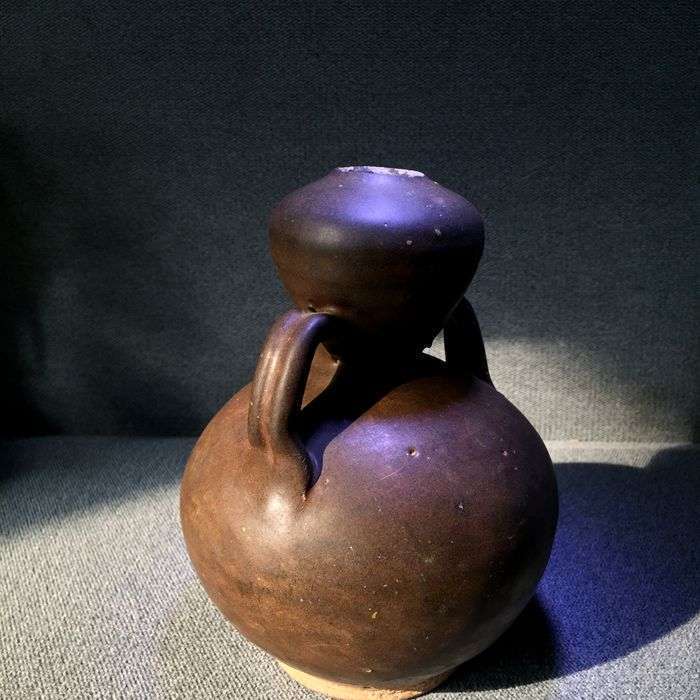 唐*邢窑双耳葫芦瓶