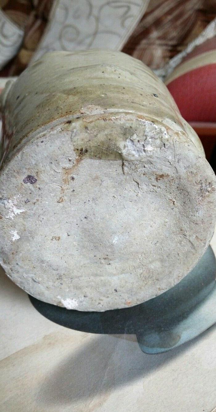 * 长沙铜官窑褐彩花鸟纹执壶