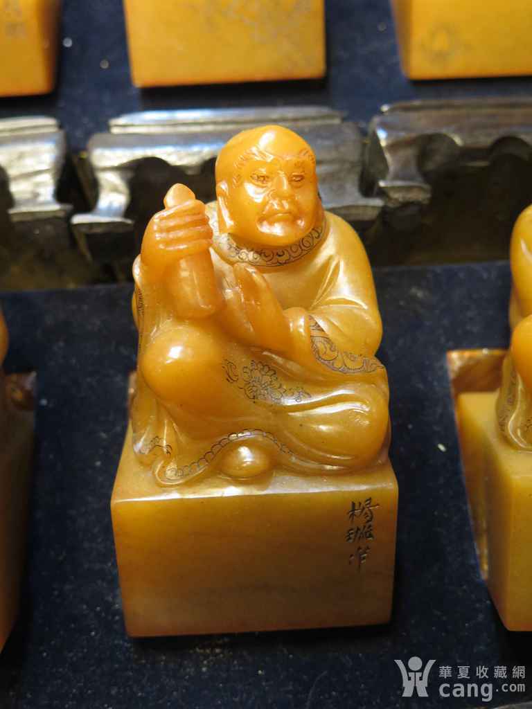 寿山石十八罗汉印