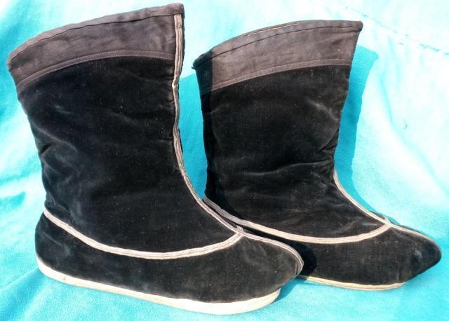 清代官靴一双完好