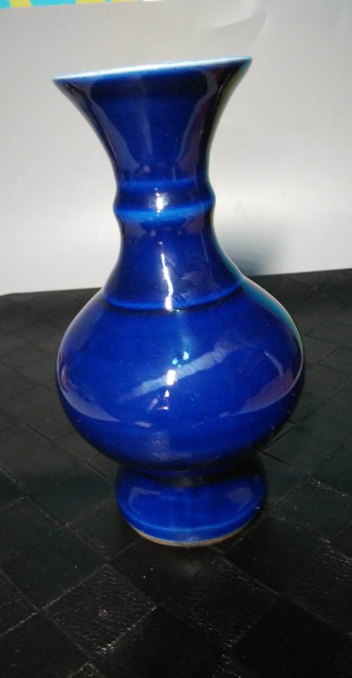 霁蓝釉赏瓶_霁蓝釉赏瓶价格_霁蓝釉赏瓶图片_来自藏友艺丰一家_瓷器