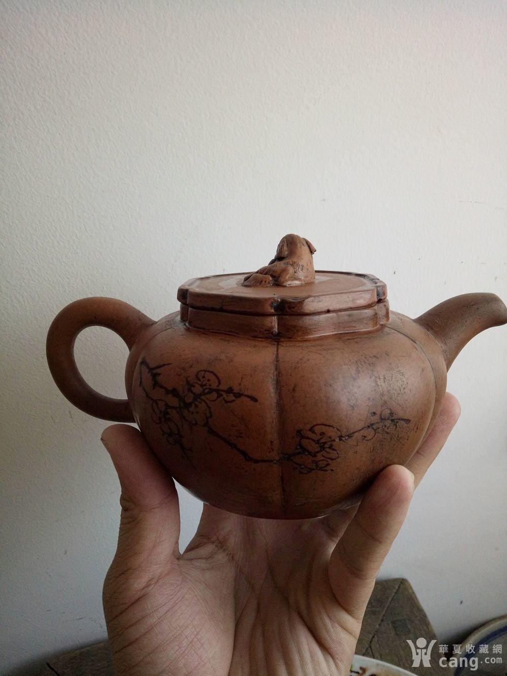 民国云石刻紫砂壶