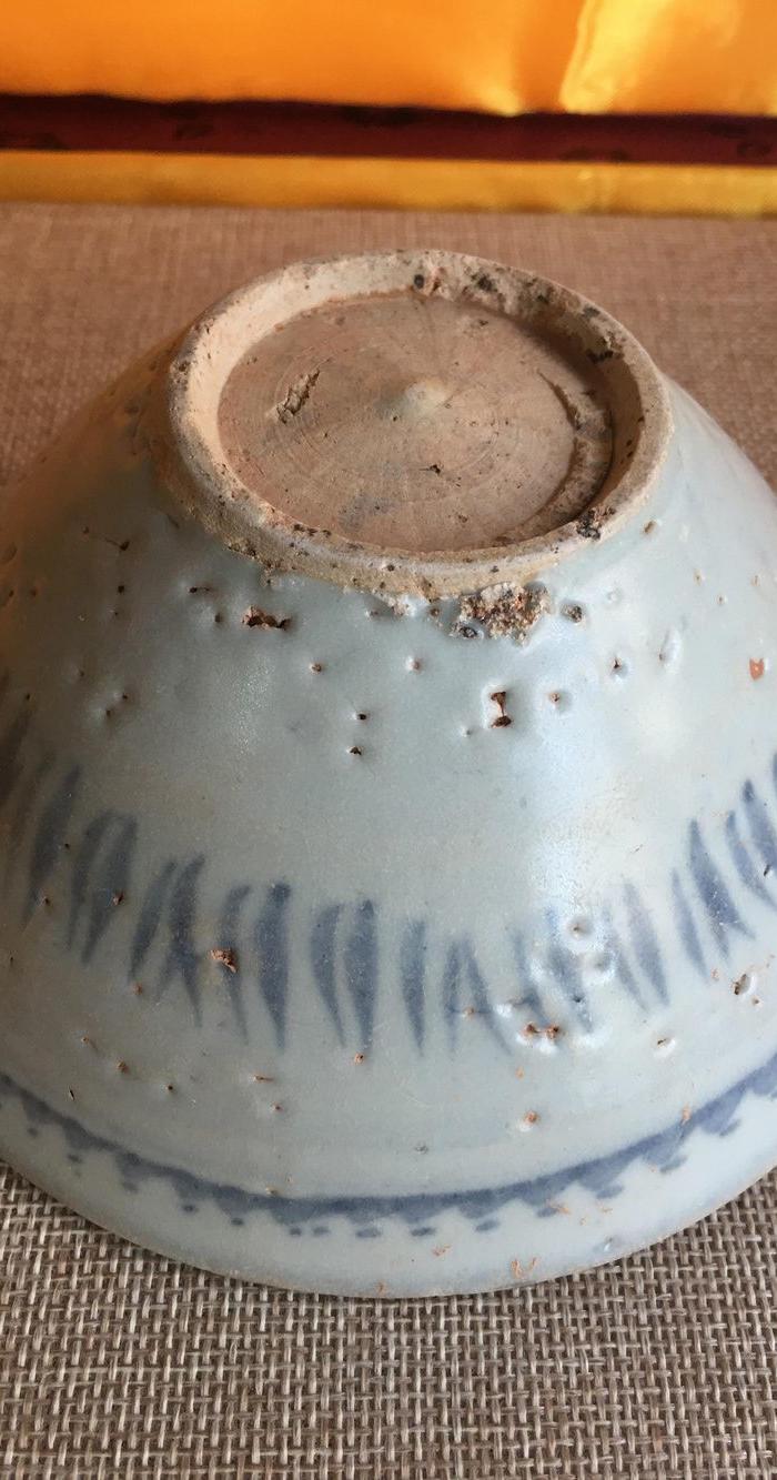 包老明代青花碗