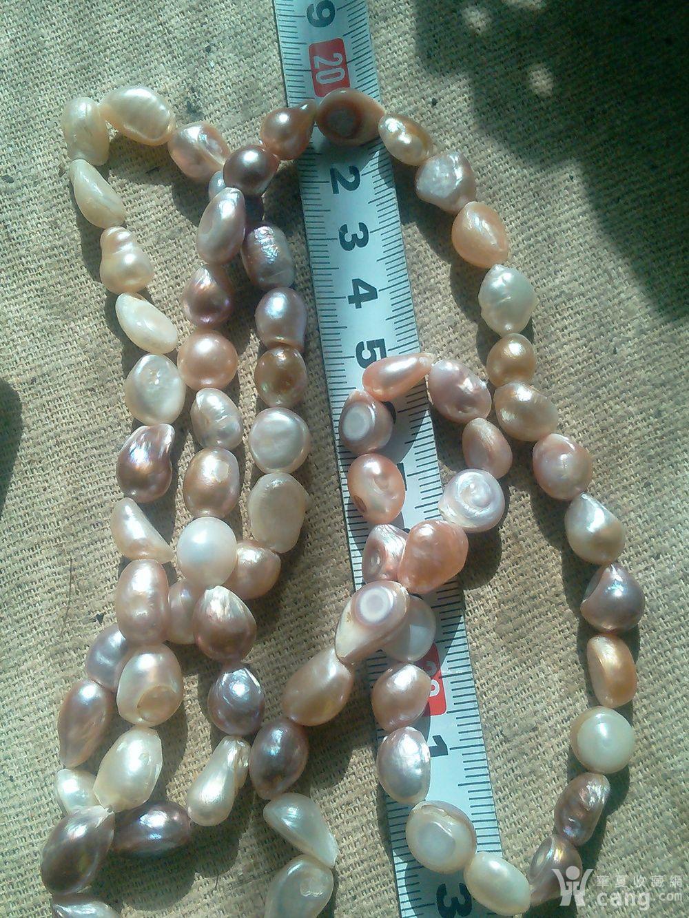 来自南印度洋的礼物——深海天然彩珍原珠项链(70g)