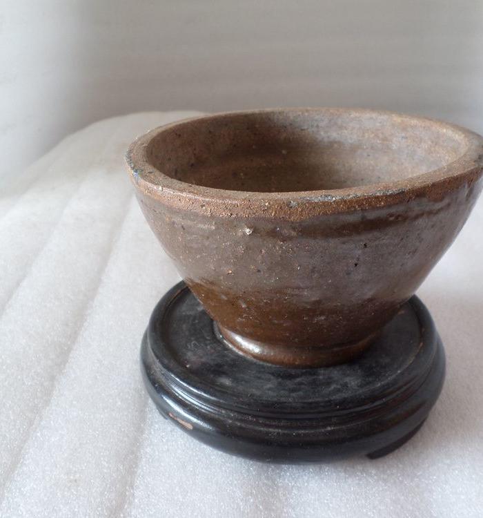 清晚民国 平足大陶碗