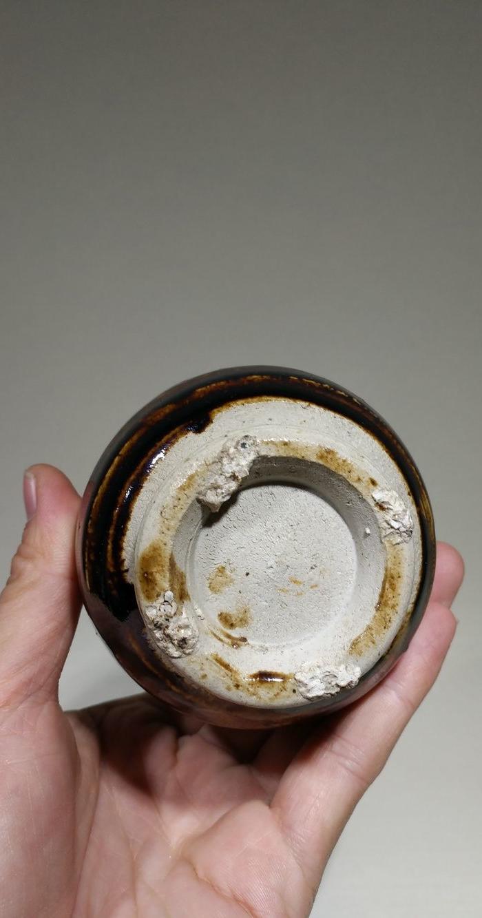 定系平定窑葡萄紫鸡心罐【已鉴赏】