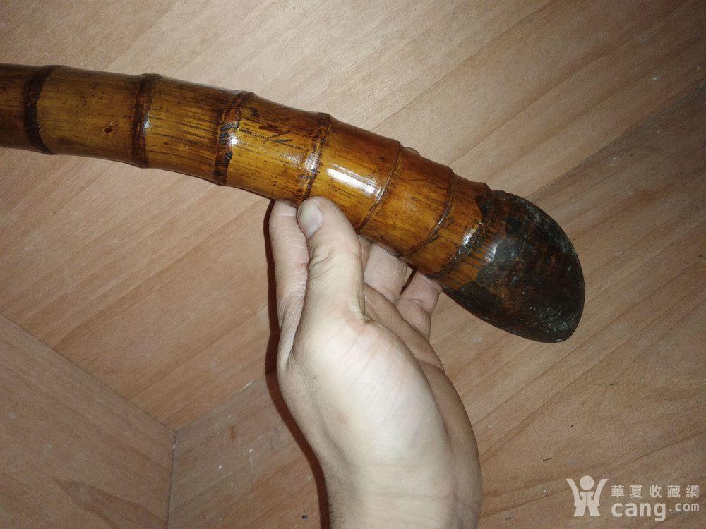 百年包浆老竹根烟杆