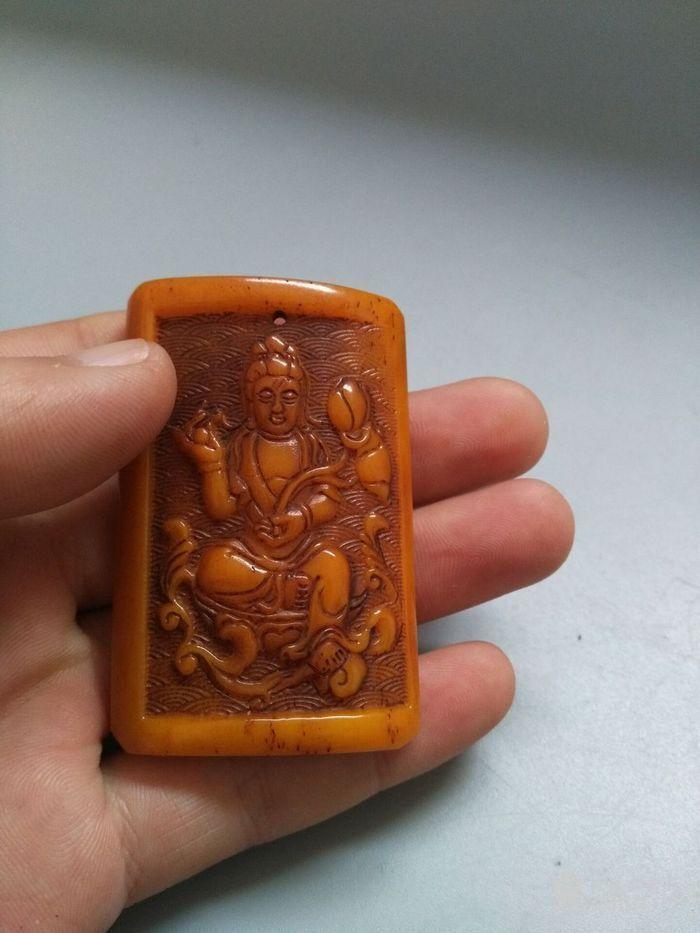 乡下收的老鹿骨挂件