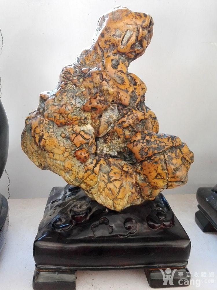 原皮贵州夜郎古铜石奇石 观赏石摆件 天然原石水冲石