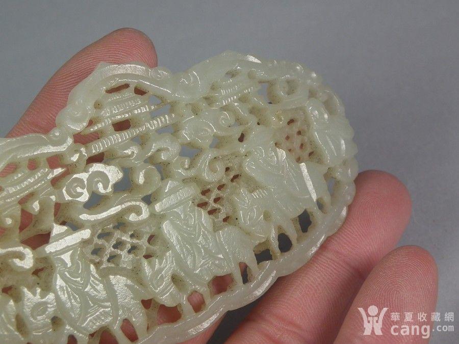 明代和田青白玉多层拉丝工状元游街大发冠