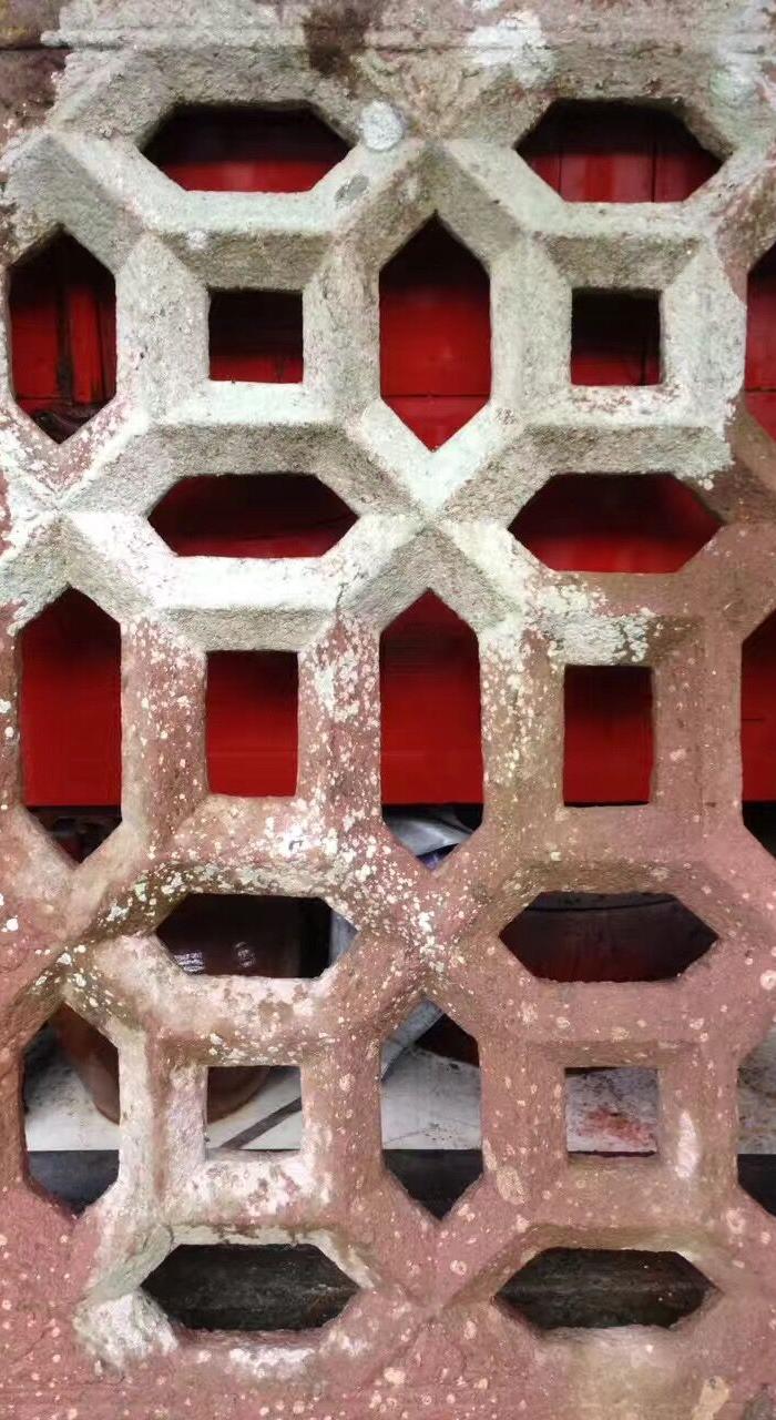 清代梅园石花窗