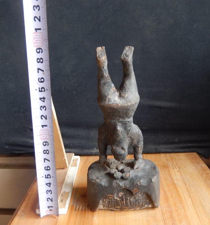 乡下收回清代原味精品—梅山神张五郎—一尊,特赞