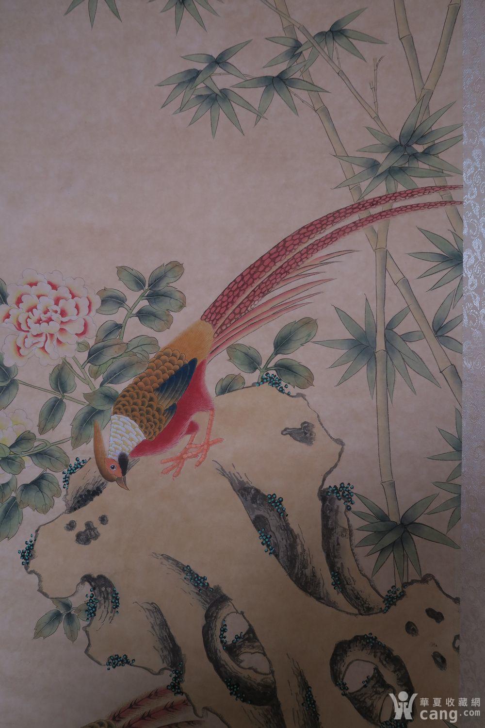 将延锡凤穿牡丹画