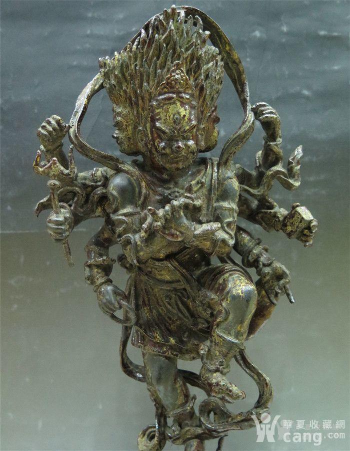 明代三面八臂明王