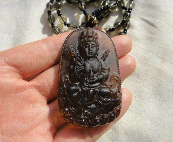 冰曜石项链南海观音