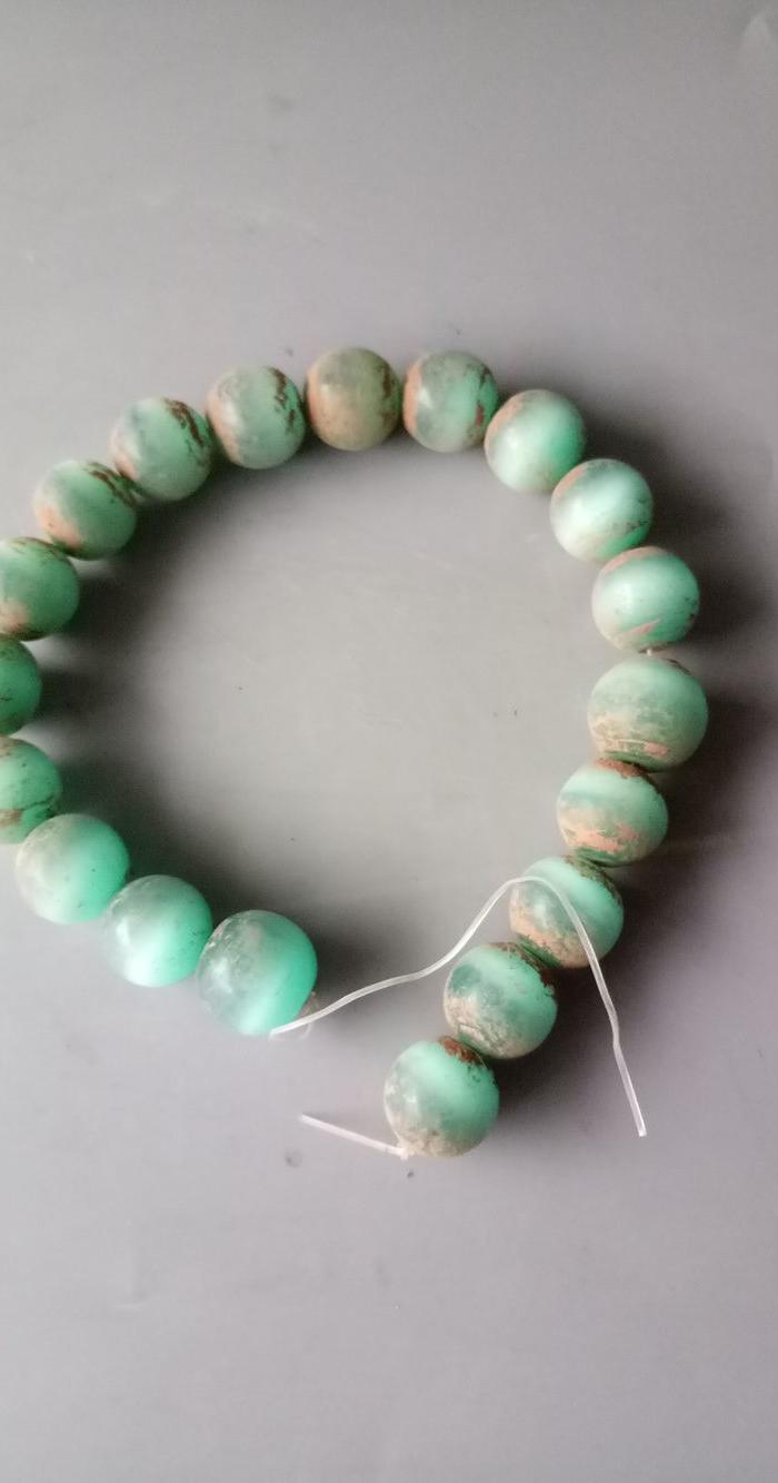 乡下收到的老猫眼石珠子19颗