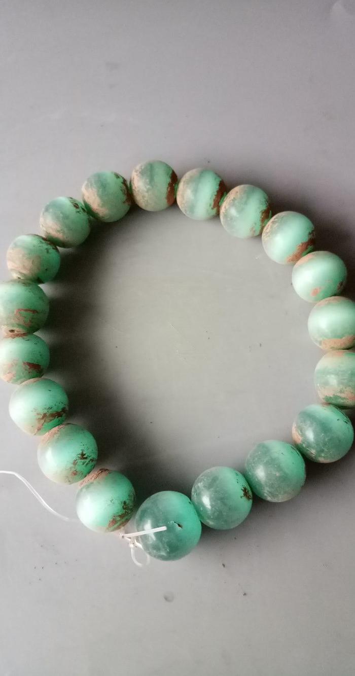 乡下收到的老猫眼石珠子19颗