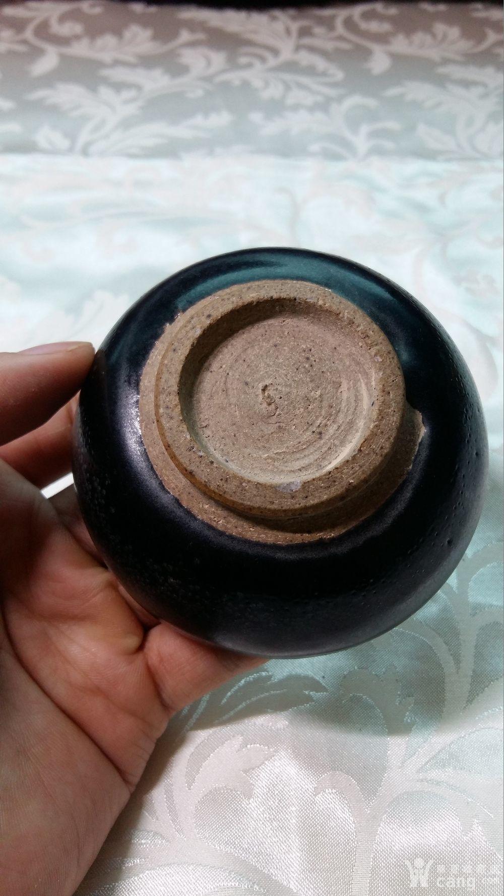 元代黑釉油滴盏