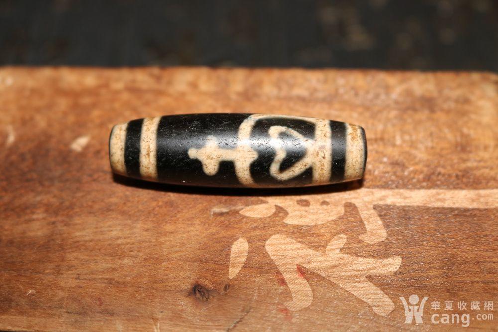 藏传佛教绿度母老天珠一枚