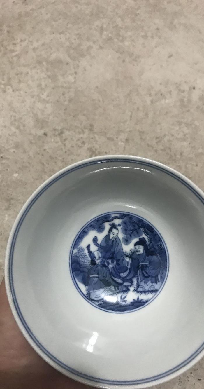 清代乾隆八仙人物碗