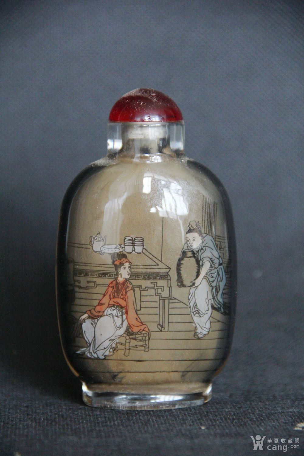 马少宣人物鼻烟壶