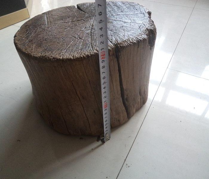 包浆极好的枣木墩