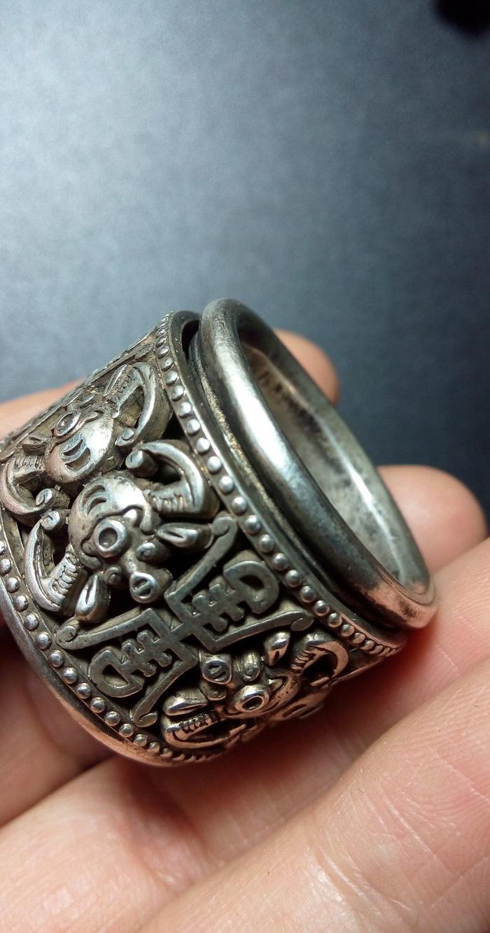 老银扳指_地摊交易_华夏收藏网