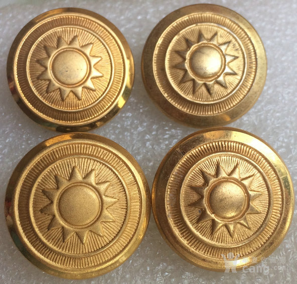 国民党*官 [党徽梅花] 扣子