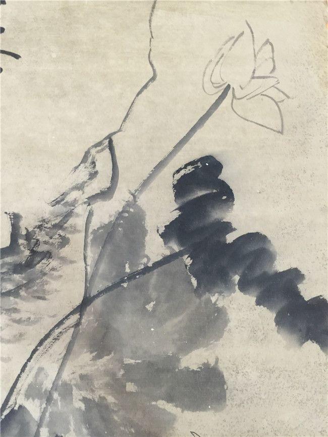 八大山人荷花鸟