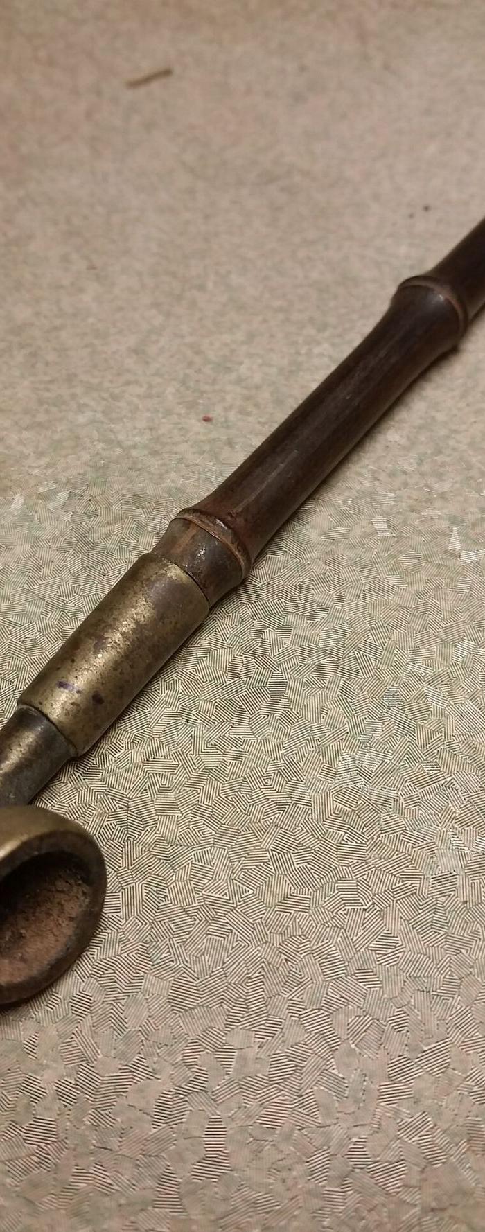 玛瑙紫竹烟杆