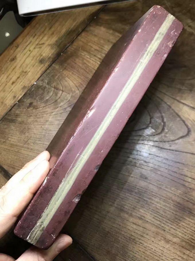 清代极品"紫袍玉带"祁阳石平板砚