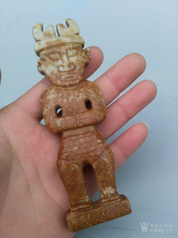 乡下收的老战汉和田玉人