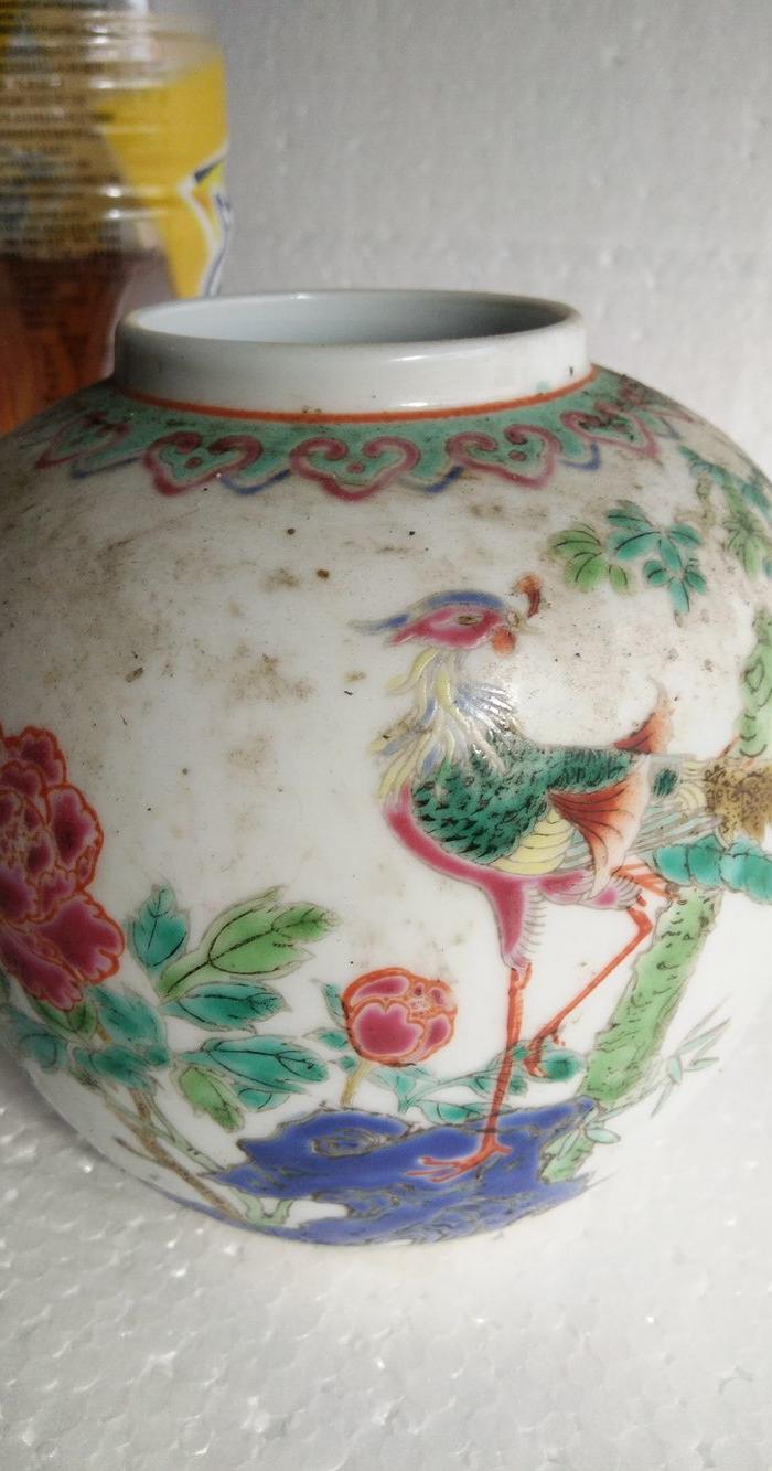 民国晚期粉彩罐图片_来自藏友古瓷会馆_瓷器_地摊交易_华夏收藏 