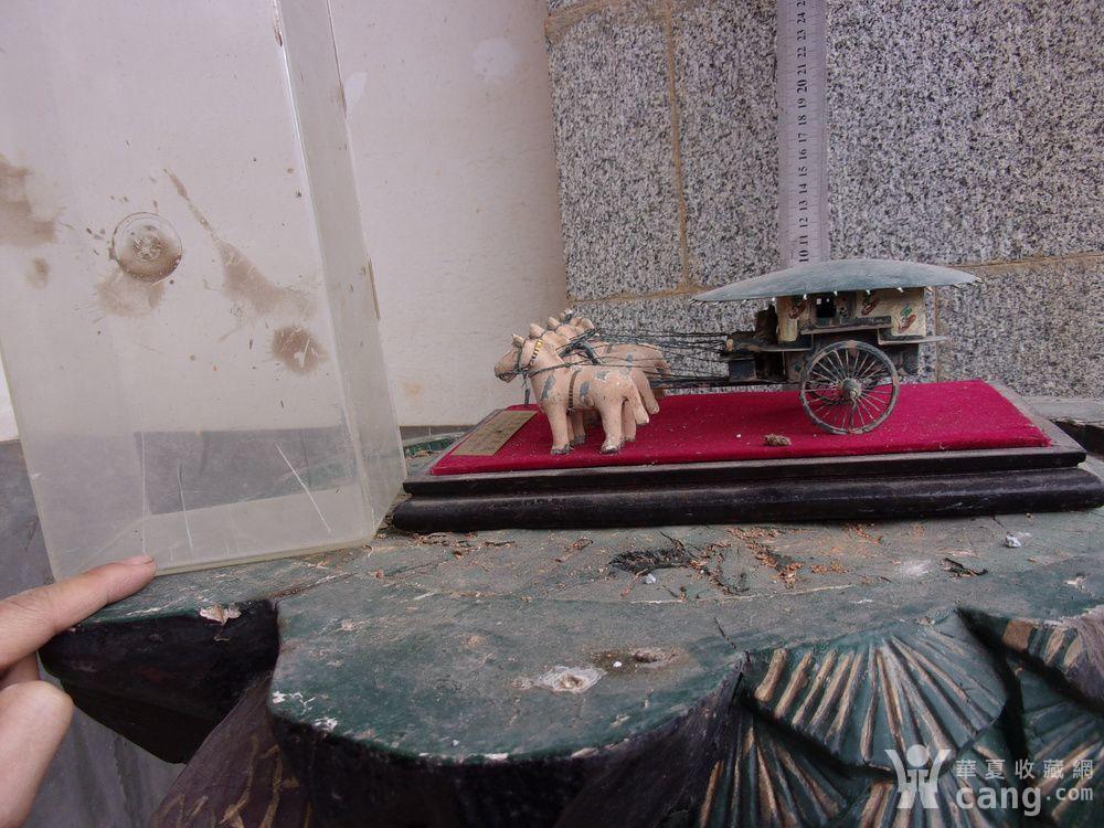 陕西秦始皇陵铜车马模型,铜做的,这很好的收藏品古玩古董精品