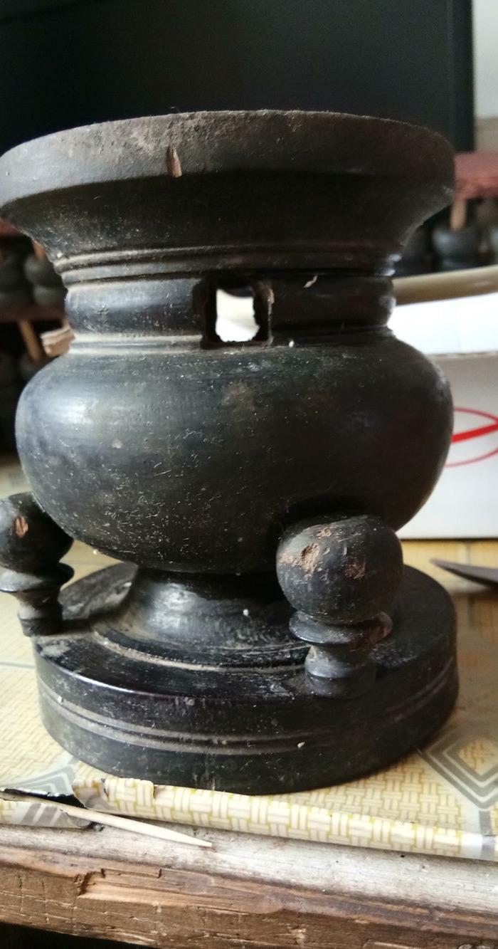 木头香炉,品如图